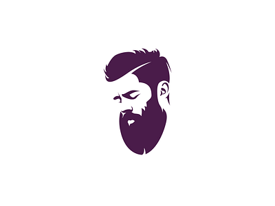 beardman beard bearded man black and white design face icon illustration logo logodesign logodesigns logofolio vector