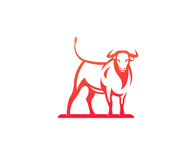 Bull mark. bull design illustration logo logodesign logofolio toro vector