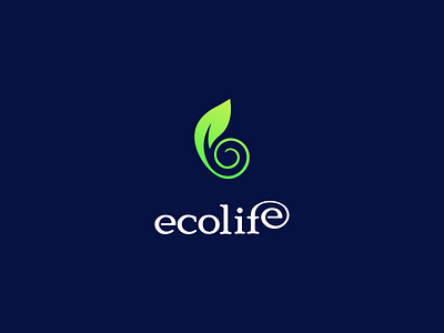 Ecolife App Logo branding design eco logo logodesign logofolio nature