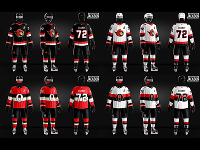 Ottawa Senators Jersey Concept Designs adobe concept design designs hockey jersey nhl ottawa photoshop senators sports