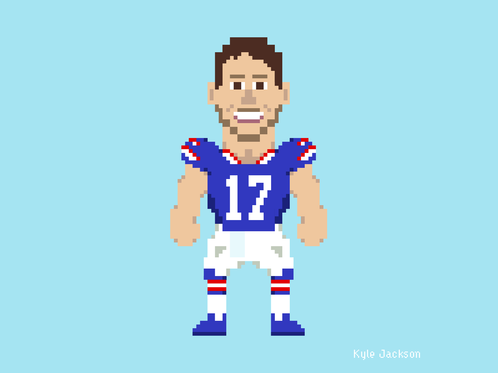 8-Bit Athletes: Josh Allen by Kyle Jackson on Dribbble