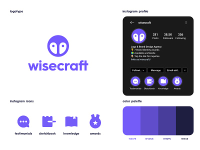Icon Set for Wisecraft IG Story Highlights