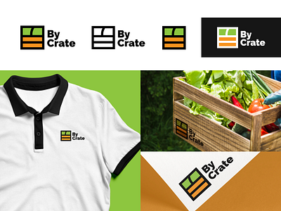 By Crate agriculture agriculture logo branding design food graphic design icon identity design logo premium restaurant vegetables