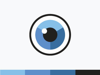InSite analytics blue eye eyeball logo voilet
