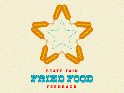 Fried Food Feedback blog corn dog d magazine dallas fried food illustration publishing regional state fair texas