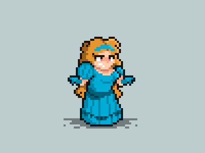 Eileen | Knights and Princesses gamedev game pixelart illustration design