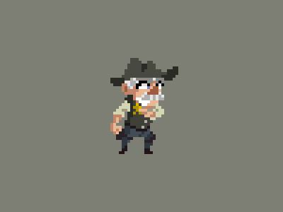 Sheriff Harry | Future Asset design development game gamedev illustration pixel pixelart retro