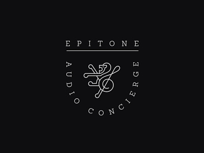 Epitone Logo Concept audio brand clef corporate crest elegant identity lion logo shield treble