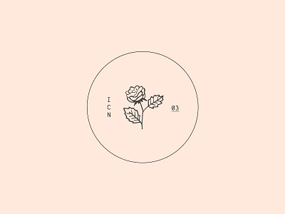 Rose Icon branding icon rose sketchy