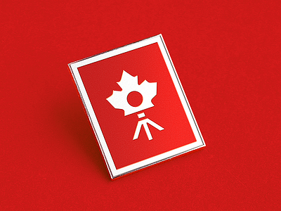 Pin badge mockup for Canada Photo Convention