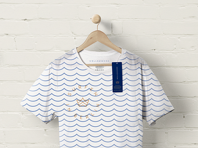 Wavepool Brand Identity branding identity logo mark merch pattern pool stamp surfing tshirt