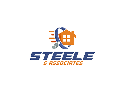 Steele & Associates Business Logo corporate identity design illustrator logo
