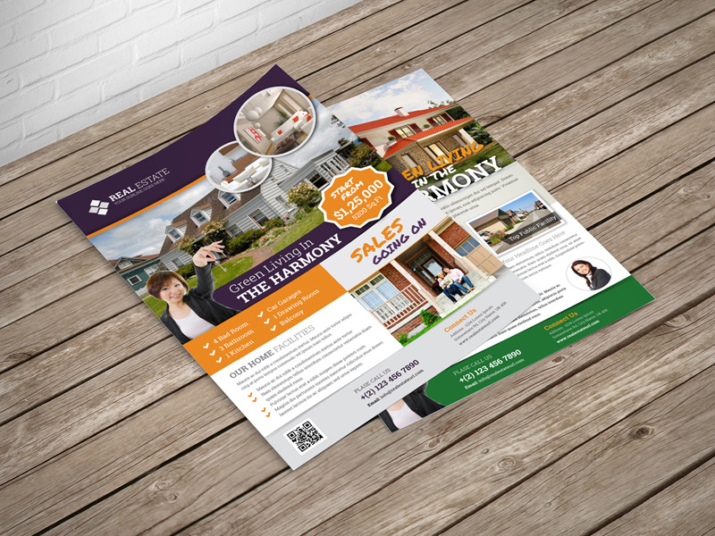 Real Estate Flyer Design Template flyer leaflet web design real estate catalog real estate brochure real estate website ui ux logo icon appartment house rental house sale flyer mockup branding mockup flyer bundle flyer template property flyer real estate branding real estate agent real estate flyer real estate