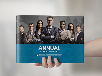 Annual Report Brochure Design Template