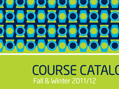 Course Catalog cover course catalog pattern