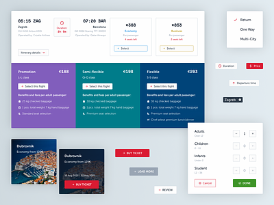 Airline Components pt.2 design figma flat graphic design madeinfigma minimal typography ui user interface ux website