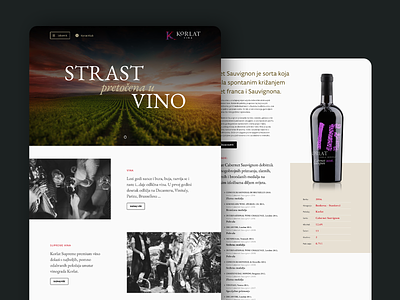 Korlat Website art direction flat graphic design minimal typography ui web design website