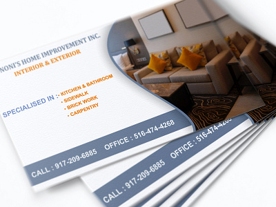 Business Card for Interior and Exterior Business