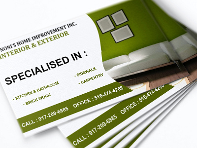 Business Card for Interior and Exterior Business 2