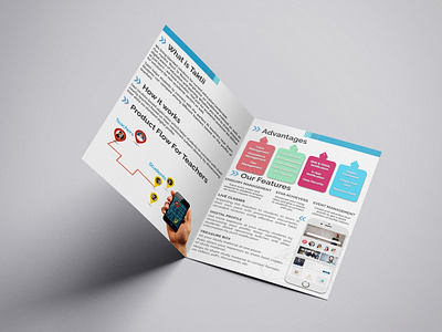 Taktii Brochure 2 adobe advertisement animation app banner banner design branding brochure design design flyer icon identity illustration illustrator logo photoshop poster poster design vector web