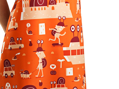 An apron for Lleida (The Snail Festival!)