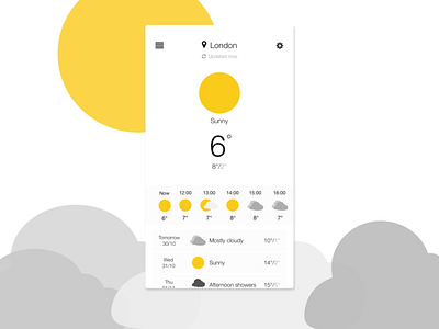 Daily UI #037 - Weather