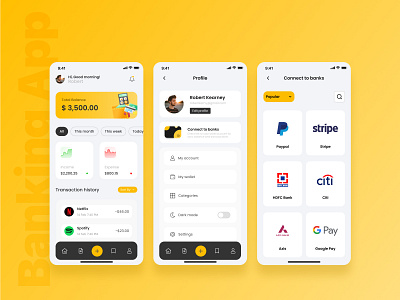 Money Managemenet app Concept app banking banking app concept concept design creditcard dailyui dashboard design minimal mobile ui ui ux