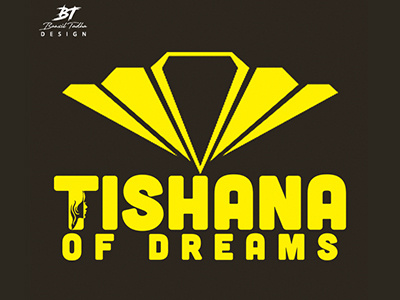 Tishana Logo branding design icon illustration lettering logo typography vector