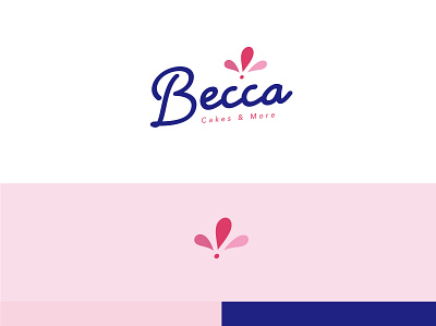 ‘Becca Cakes and More’ Logo branding design flat graphic design icon illustration illustrator logo minimal typography