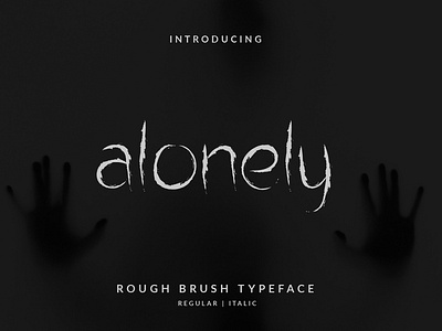 Alonely Brush Font