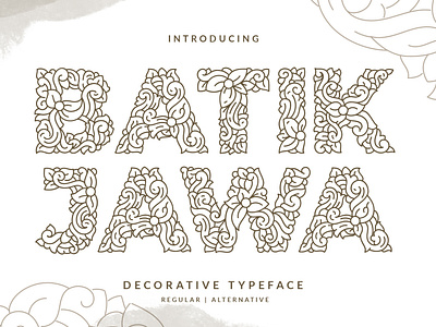 Batik Jawa Font