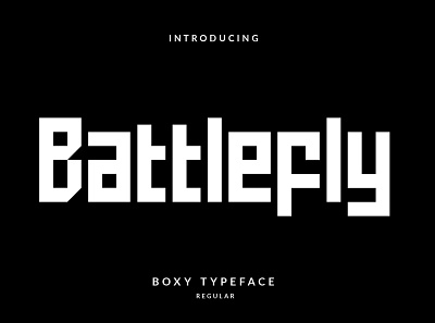 Battlefly Font design font handlettering handmade illustration lettering logo typeface typography vector