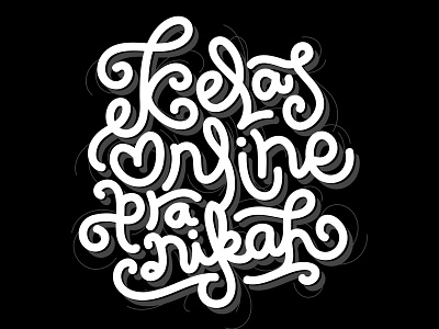 lettering | kelas online pra nikah