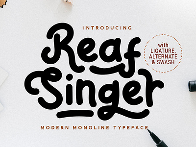 Reaf Singer Font