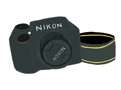 Nikon D340 2d apple pencil camera d3400 digital digitalart ipadpro nikon nikond3400 procreate