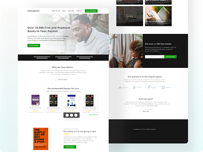 Online Book Store Landing Page