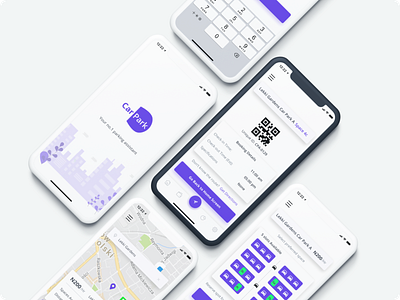 Car Park - Booking Application booking app car mobile app