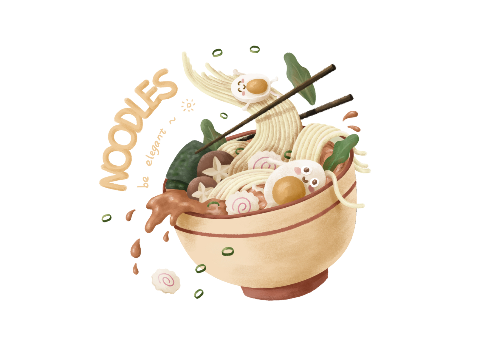 noodles by KeiKei on Dribbble