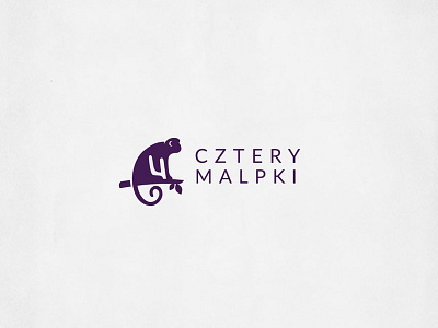 Cztery Malpki abstract animal clever four funding investment logo logo design monkey monkey logo nature