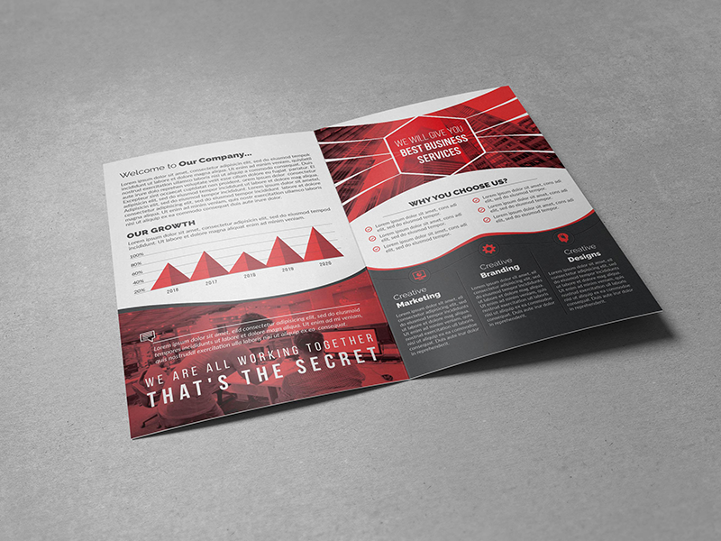 Bifold Brochure by madmindgraphics on Dribbble