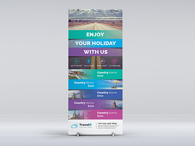 Travel Roll Up Banner