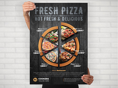 Food Poster Pizza Poster advertising banner banners bar commerce creative delicious display drink fast food fast food poster food food poster indoor modern multipurpose pizza post poster product