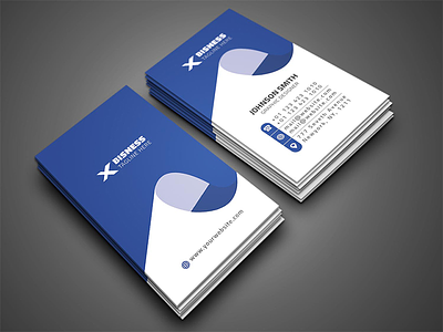 Business Card print template