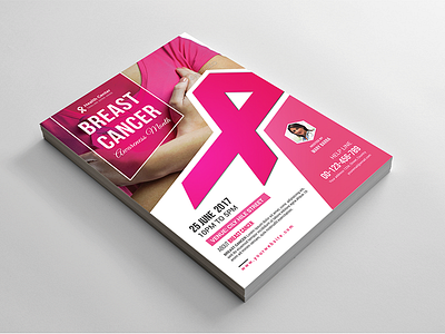 Breast Cancer Flyer awareness breast breast cancer cancer cancer awareness exercise healthy breast pink pink awareness pink cancer pink day pink ribbon protection ribbon women fitness womens breast