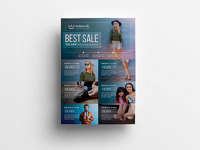 Fashion Sale Flyer brochure business business flyer clothing clothing flyer corporate corporate flyer creative discount ecommerce flyer fashion flyer leaflet marketing post poster professional professional flyer promotion sale