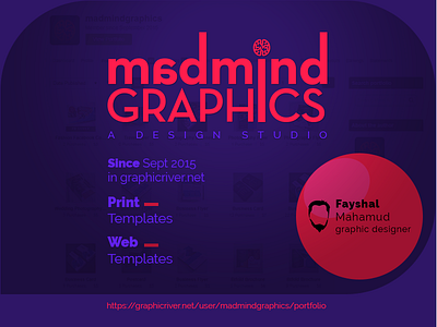 Mad Mind Graphics bifold brochure blue business business card clean company corporate creative design flyer graphic illustration logo marketing post card print template sale trifold brochure vector web template