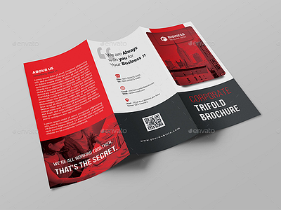 Trifold Brochure advertising agency branding brochure business business brochure clean company corporate creative customizable financial indesign letter marketing modern multipurpose print print ready pro