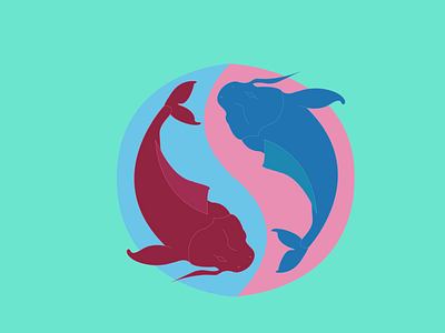 KOI FISH animation design illustration