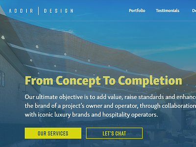 Addir Design Website