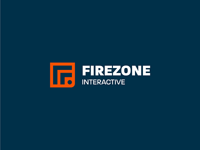 Firezone Interactive. branding clean design firezone firezone interactive logo logo design logo exploration minimalist